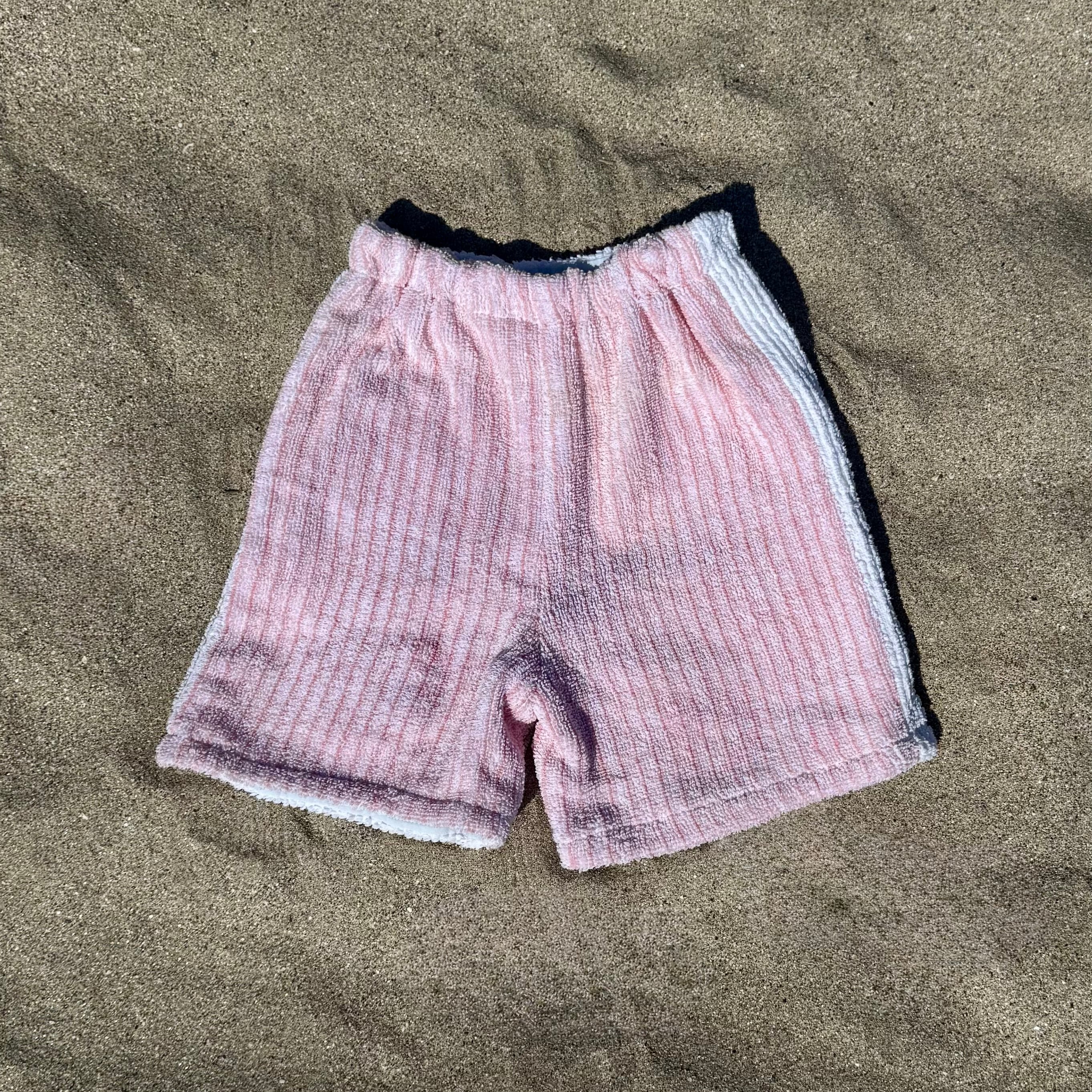 Terrycloth #1 - Pink Back Stripes