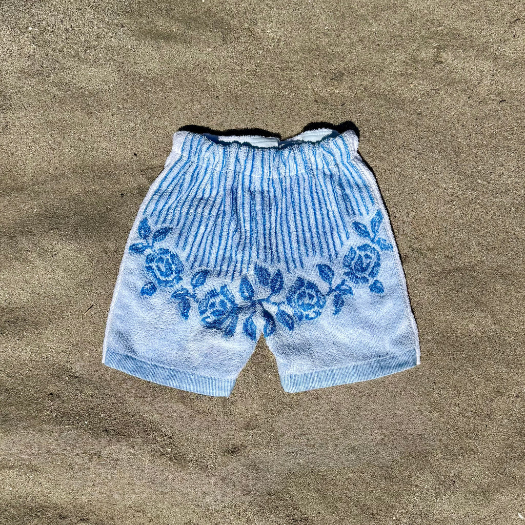 Terrycloth #2 - Blue Roses
