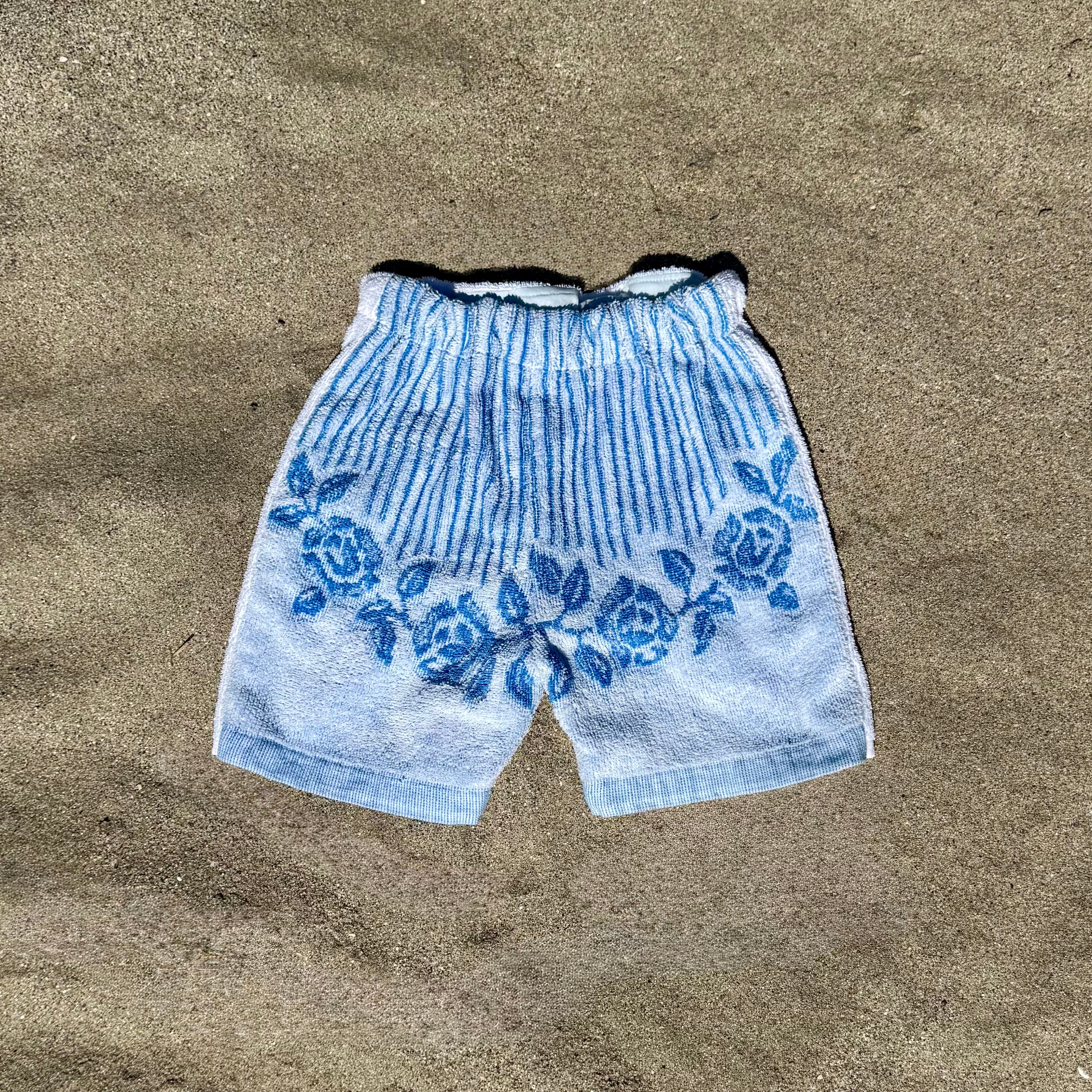 Terrycloth #2 - Blue Roses