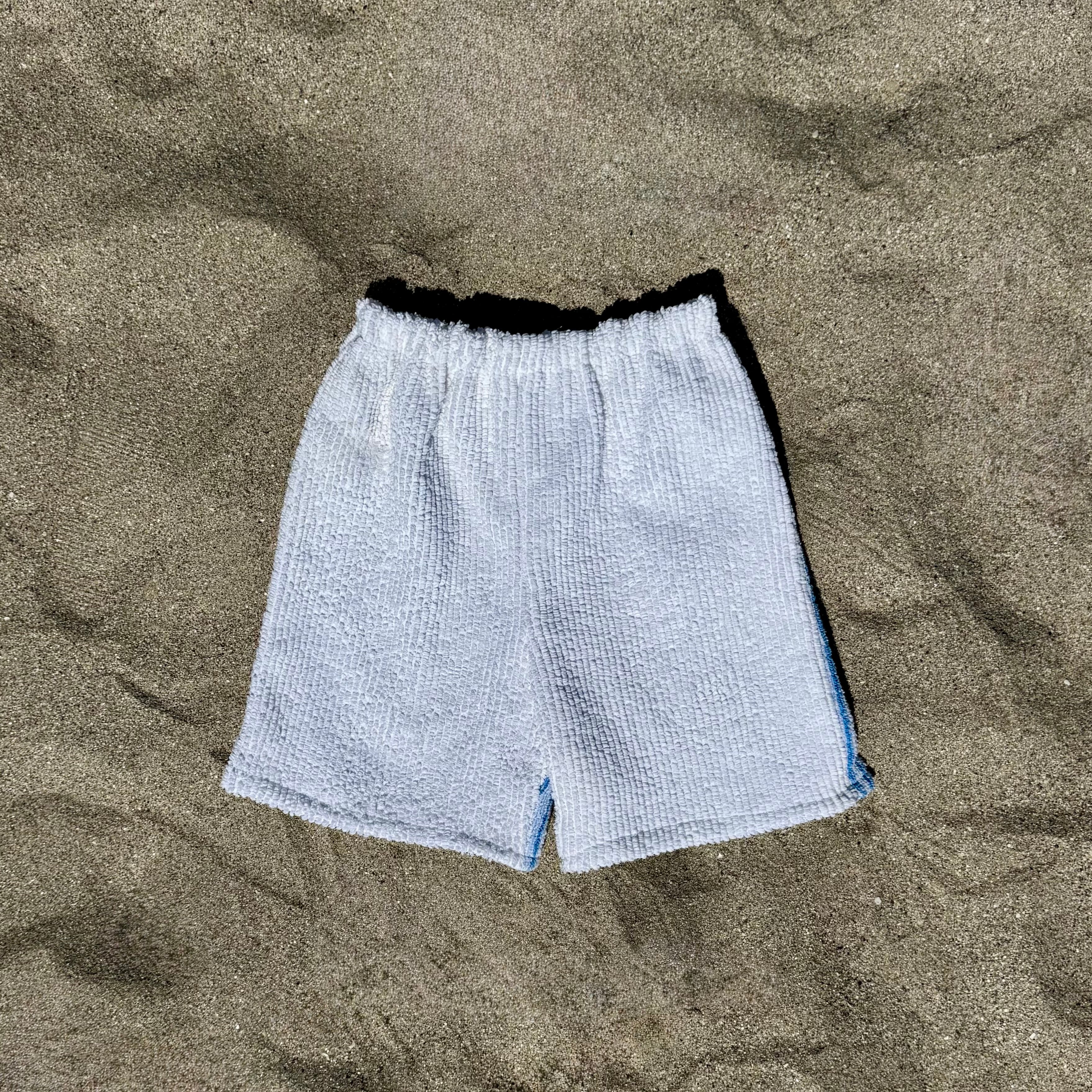 Terrycloth #3 - Blue Back Stripes